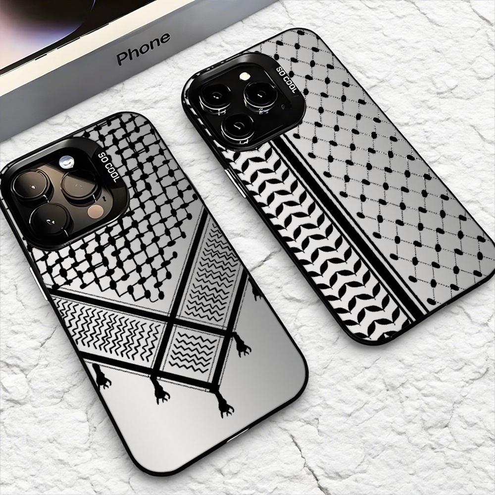 Matte Pc Case - Casing Ponsel Keffiyeh Palestina Untuk IPhone