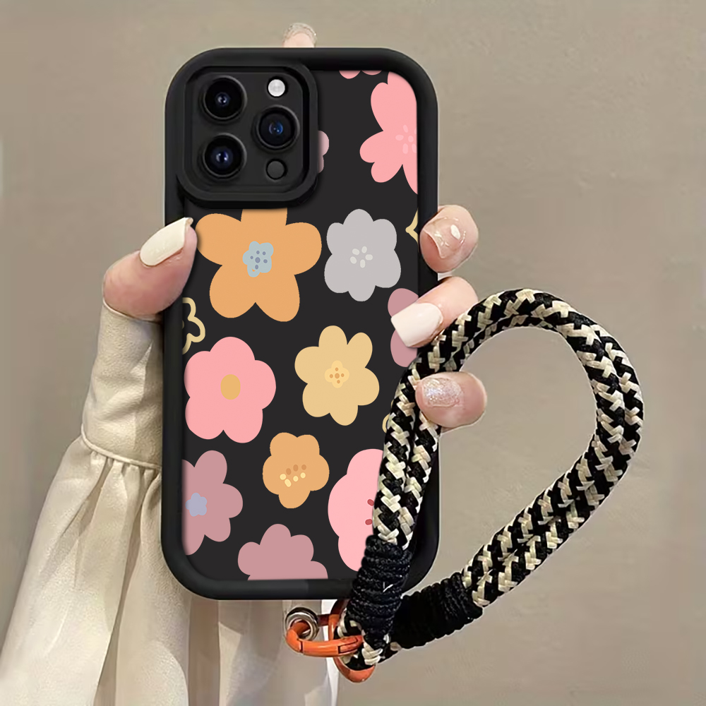 Matte Pc Case - Casing Ponsel Tali Bunga Macaron Untuk