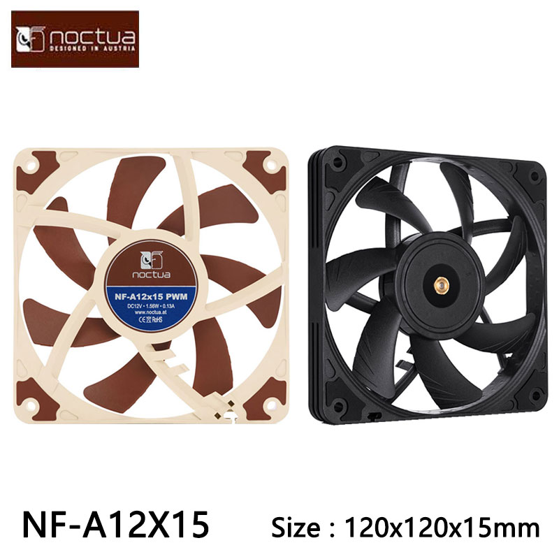 Case Fan Controller - Noctua NF-A12x15 120X120X15mm Kipas Chassis, Kipas