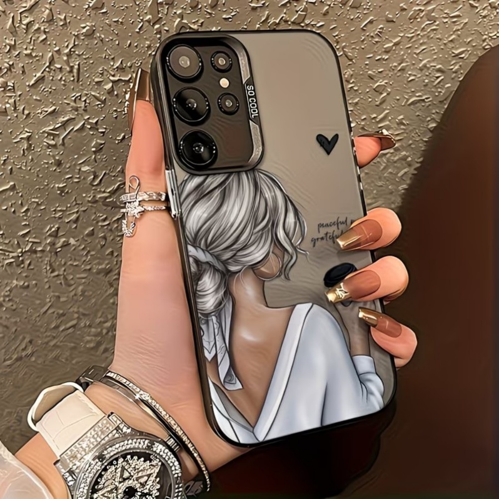 Matte Pc Case - Casing Ponsel Cetak Gadis Suka Berdampak