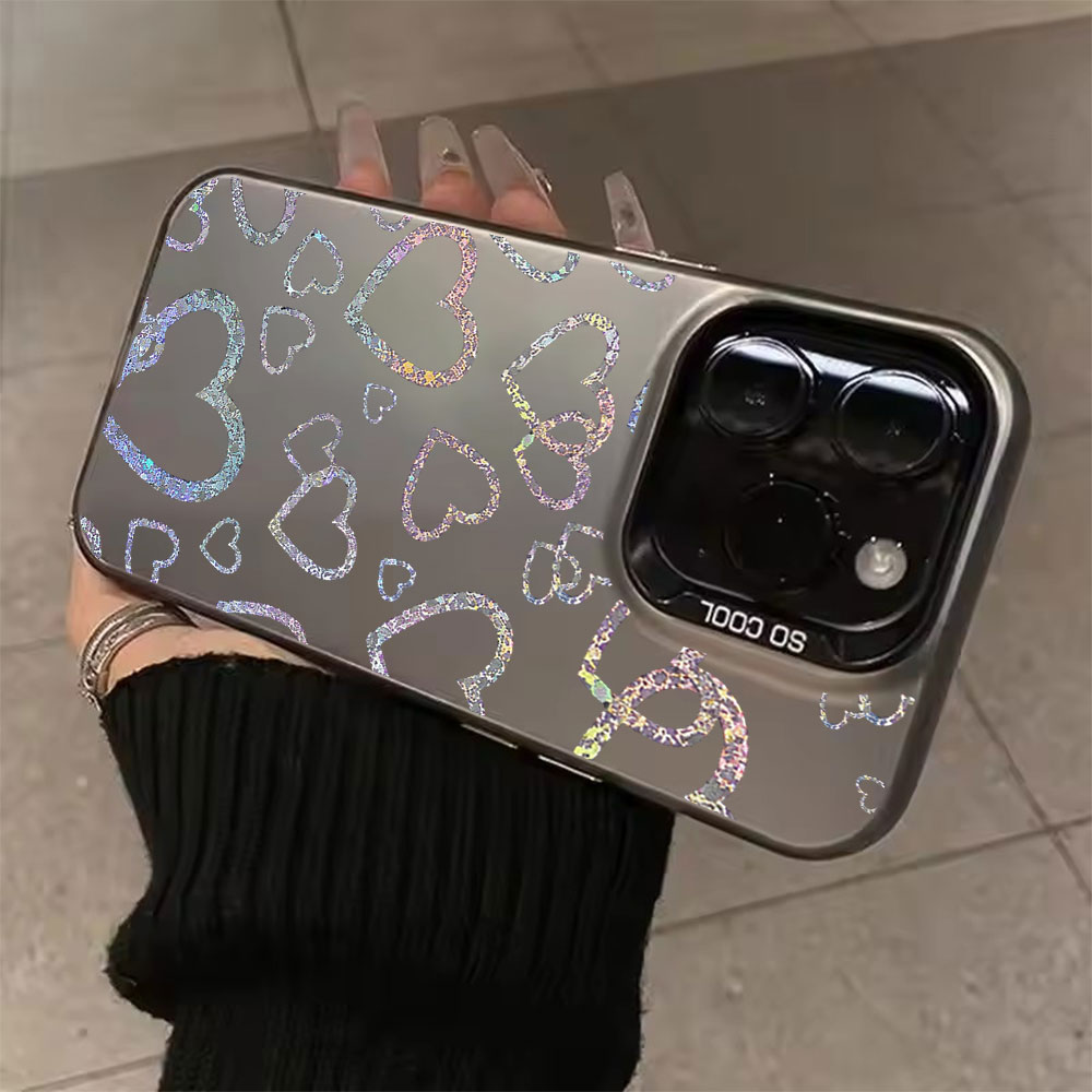 Mini Pc Case - Casing dengan Motif Hati Berwarna-warni untuk