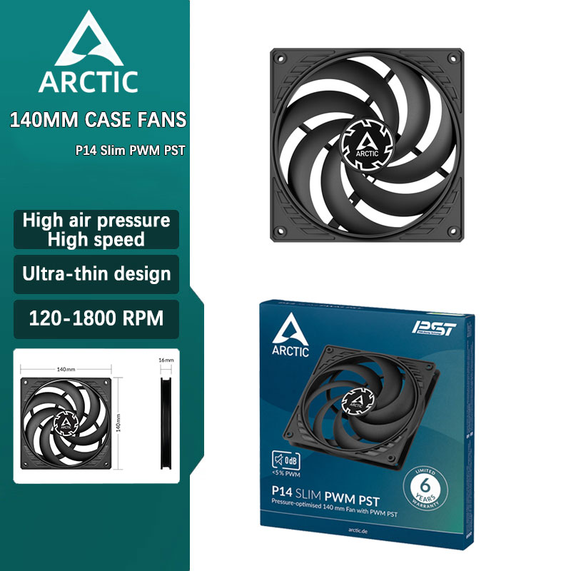 ARCTIC P14 Slim PWM PST, Kipas - Case Fan Controller ulasan dan harga