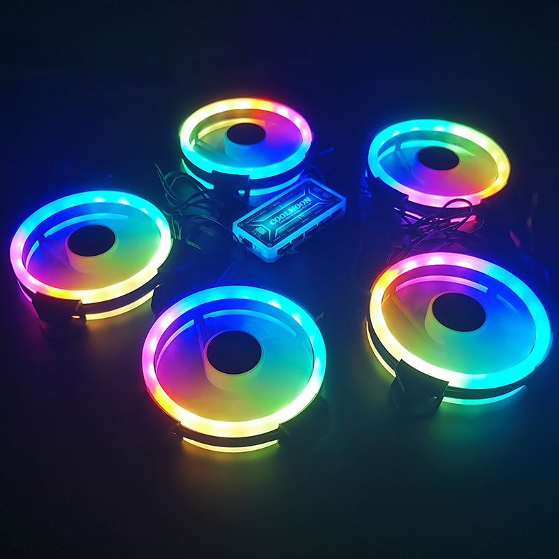 Kipas Pendingin PC Coolmoon RG - Case Fan Controller ulasan dan harga